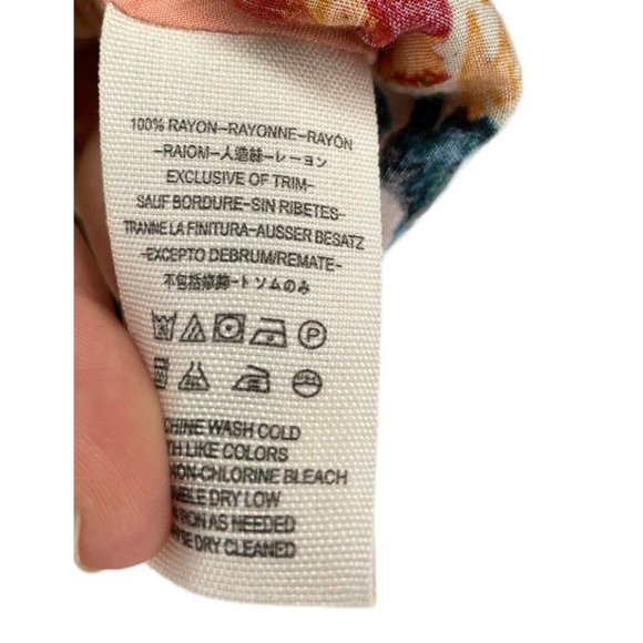 Free People Floral Patchwork Maxi Dress - Pink and Peach - Picture 8 of 10